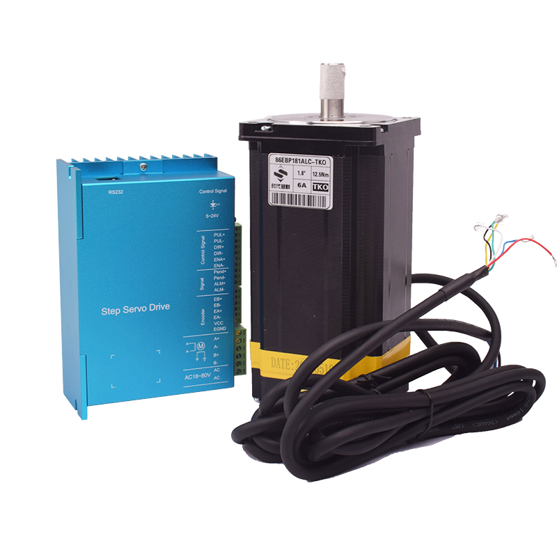 Stepper Motor Nema 34 Closed Loop - Hybrydowy zestaw krokowy CNC 4-osiowy z