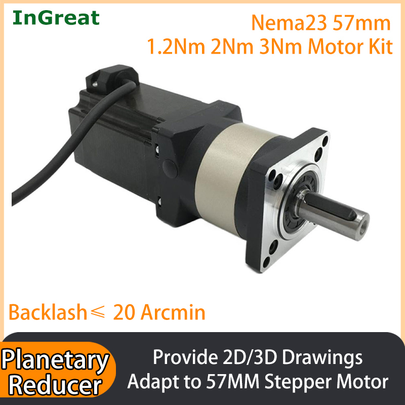 Planetary Gearbox Nema 23 - Precyzyjny reduktor planetarny Nema23, silnik 57MM,