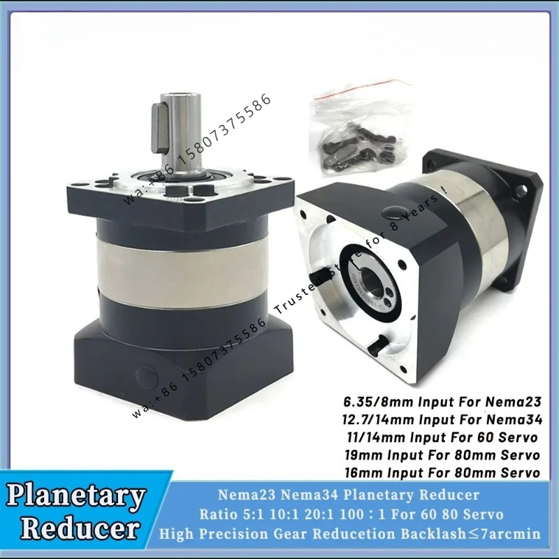 Planetary Gearbox Nema 23 - Reduktor planetarny Nema23 Nema34 Przełożenie 5:1