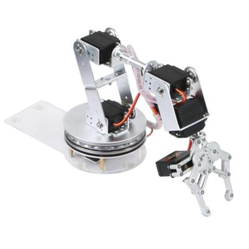 Robotic Arm Kit Arduino - Srebrne ramię robota 6 DOF z