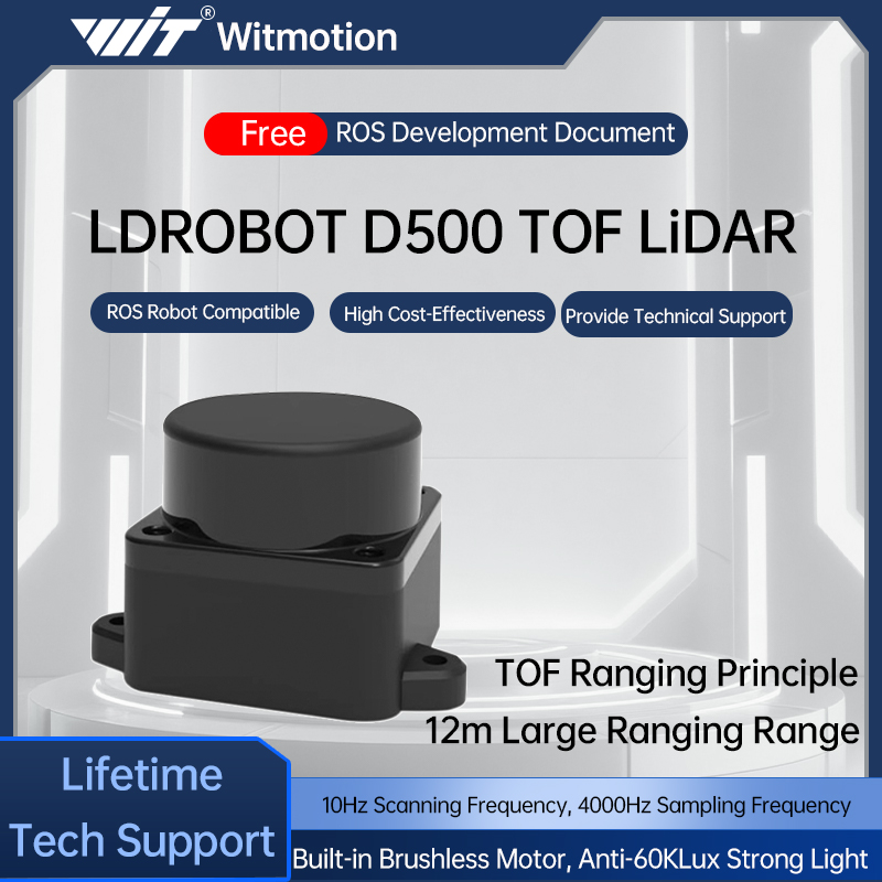 Robotic Arm 6 Axis Desktop - Zestaw Lidar LDROBOT D500 D800 DTOF