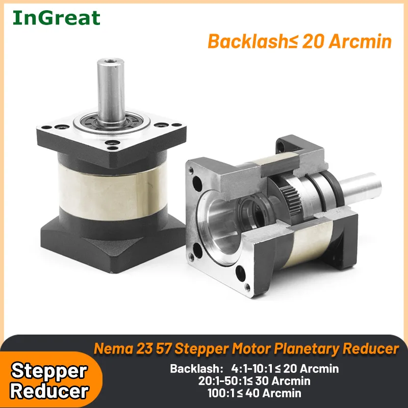 Planetary Gearbox Nema 23 - Reduktor planetarny Nema23 Silnik krokowy Skrzynia