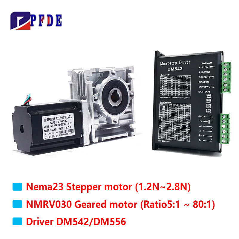 Planetary Gearbox Nema 23 - Zestaw sterownika przekładni ślimakowej Nema 23