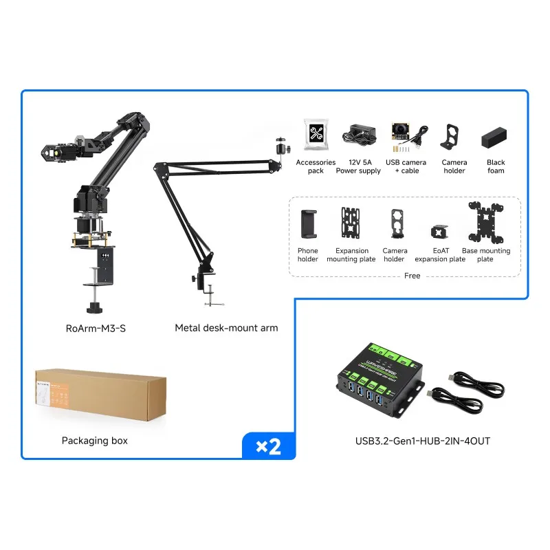 Zestaw AI do ramienia robota z – Robot Arm 5 Dof Servo recenzja i cena