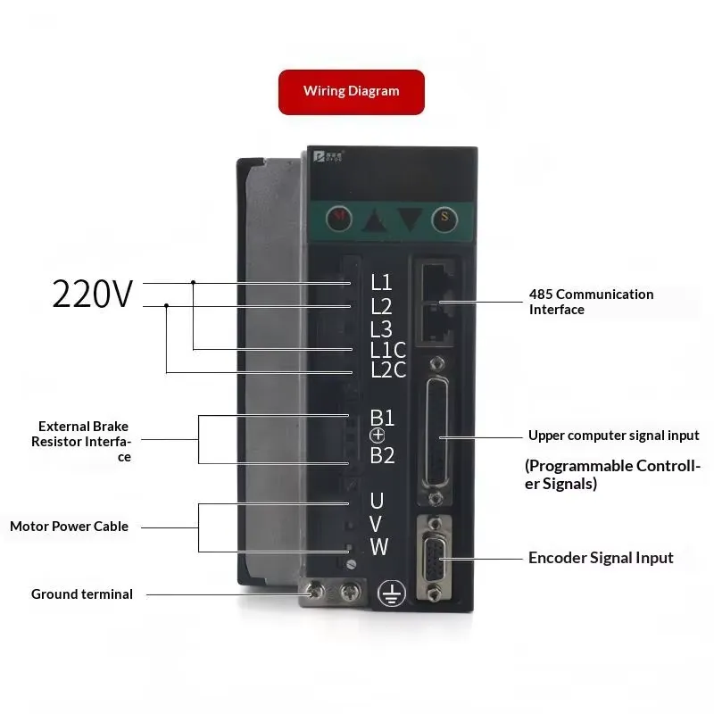 Zestaw serwomotorów AC 60 80 1 – Servo Motor 750W Ac Driver recenzja i cena