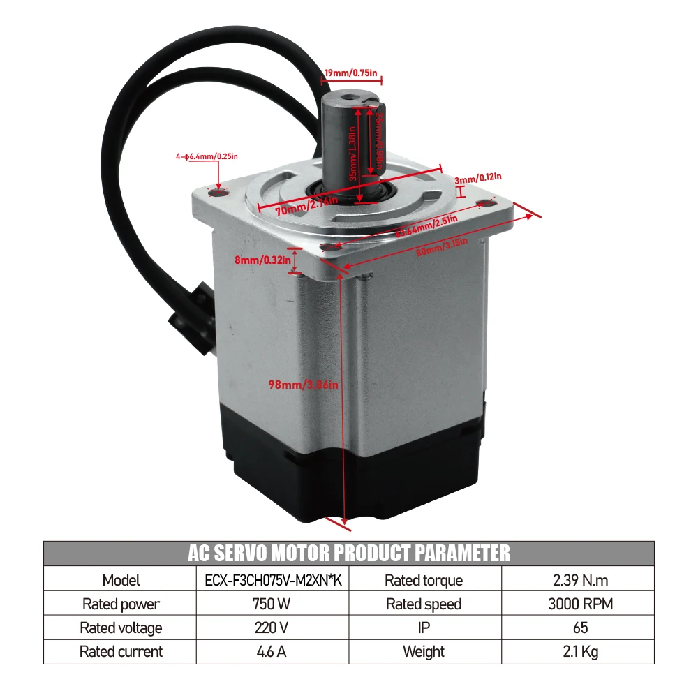 Zestaw serwomotoru AC 750W i s – Servo Motor 750W Ac Driver recenzja i cena