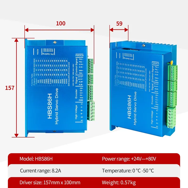 Kaihong 86x86x156+22mm 12Nm Hy – Stepper Motor Nema 34 Closed Loop recenzja i cena