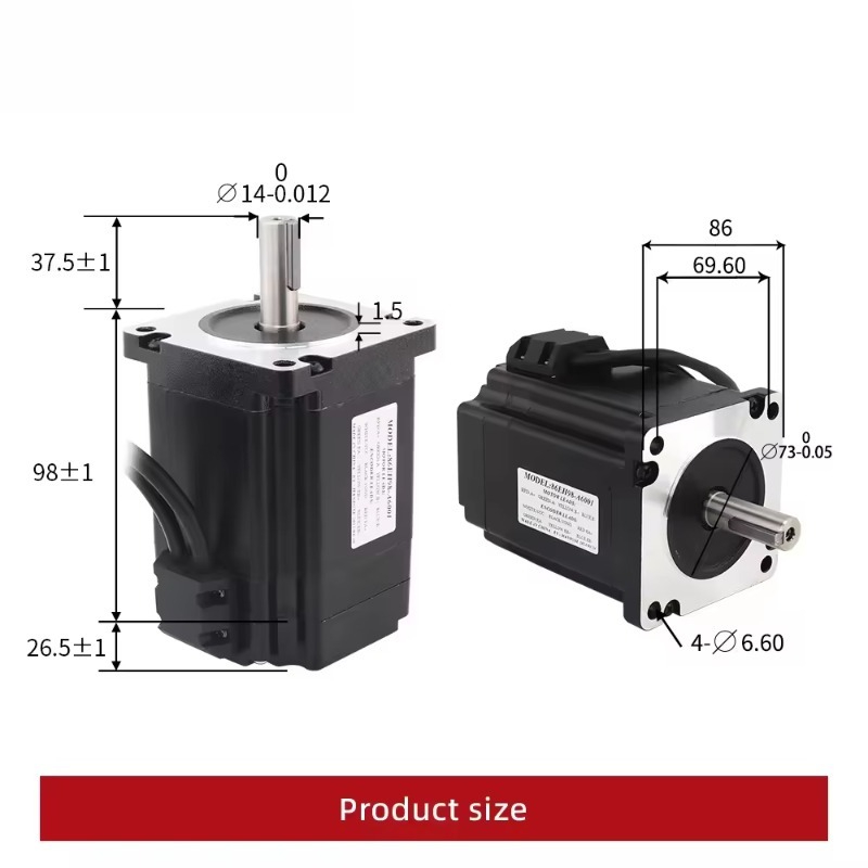 Nowy hybrydowy 2-fazowy silnik – Stepper Motor Nema 34 Closed Loop recenzja i cena