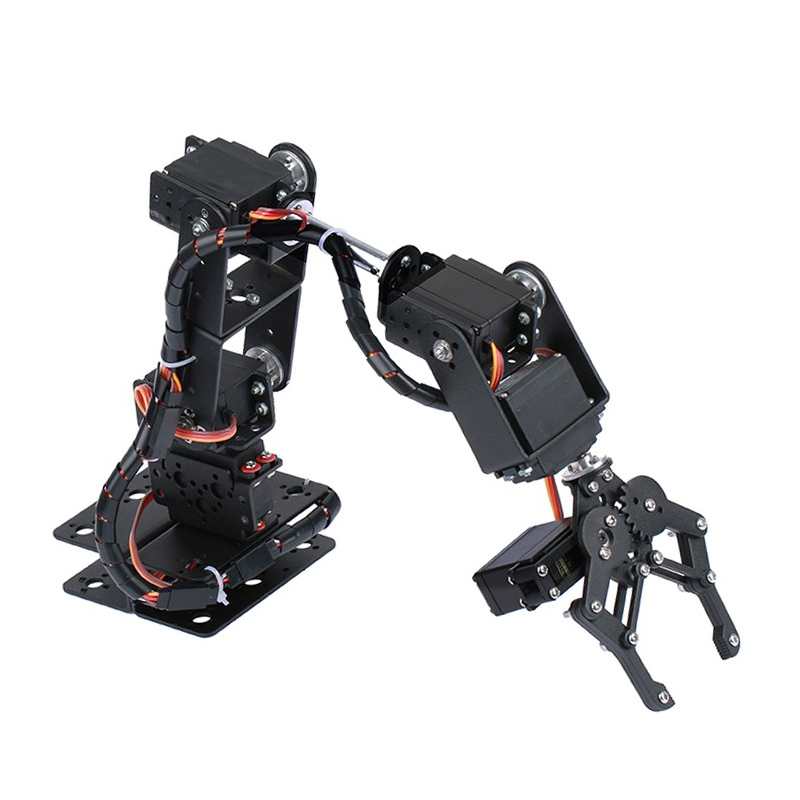 STEAM DIY 6-DOF Robot ze stopu – Robotic Arm Kit Arduino recenzja i cena