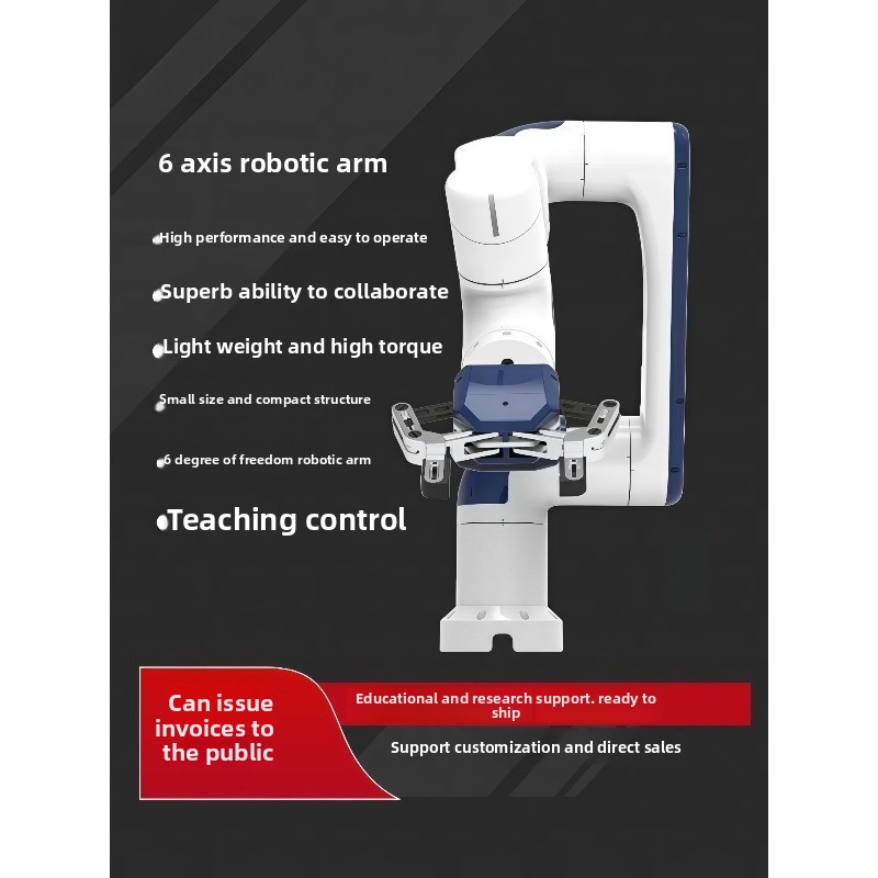 Mały, przemysłowy, 6-osiowy ro – Robotic Arm 6 Axis Desktop recenzja i cena