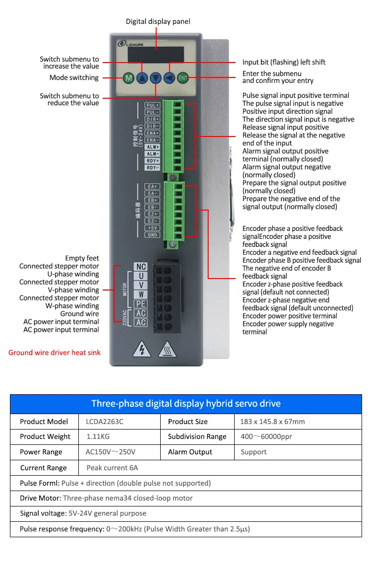 Zestaw silnika krokowego z zam – Stepper Motor Nema 34 Closed Loop recenzja i cena