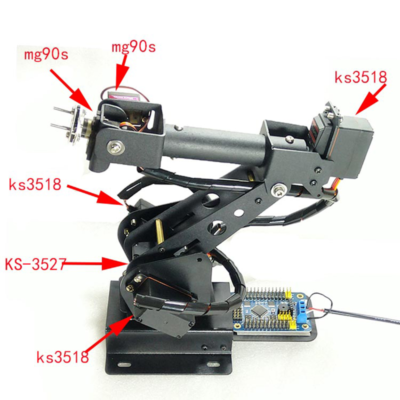Ramię robota 6 DOF ABB, przemy – Robotic Arm Kit Arduino recenzja i cena